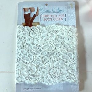 Lace boot cuffs 💖